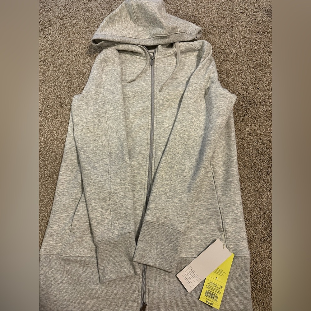 All in Motion Gray Tunic Zip-Up Hoodie - NWT